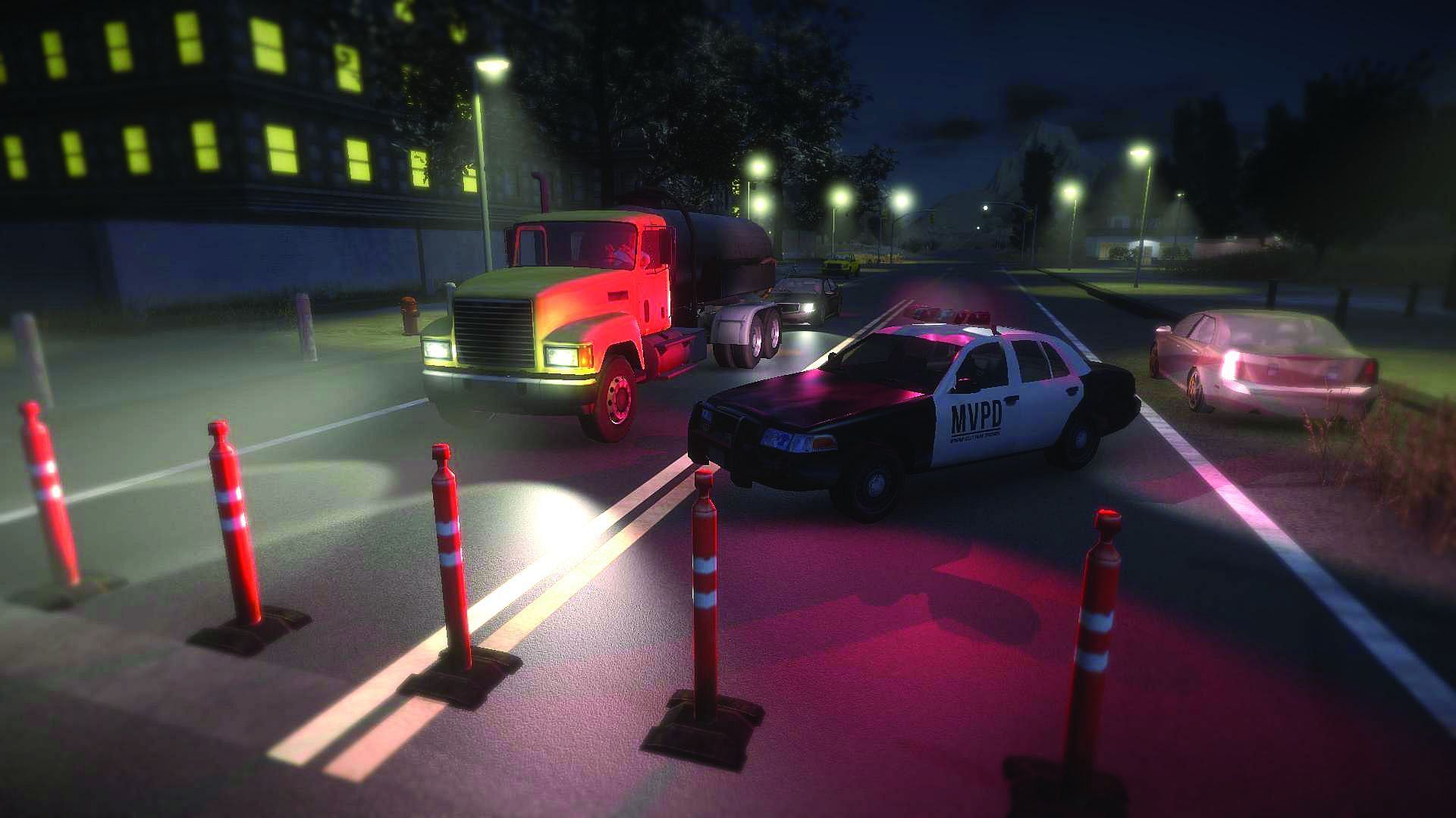 Patrol and respond in this tactical simulation of small-town police life (Image via Excalibur Publishing)